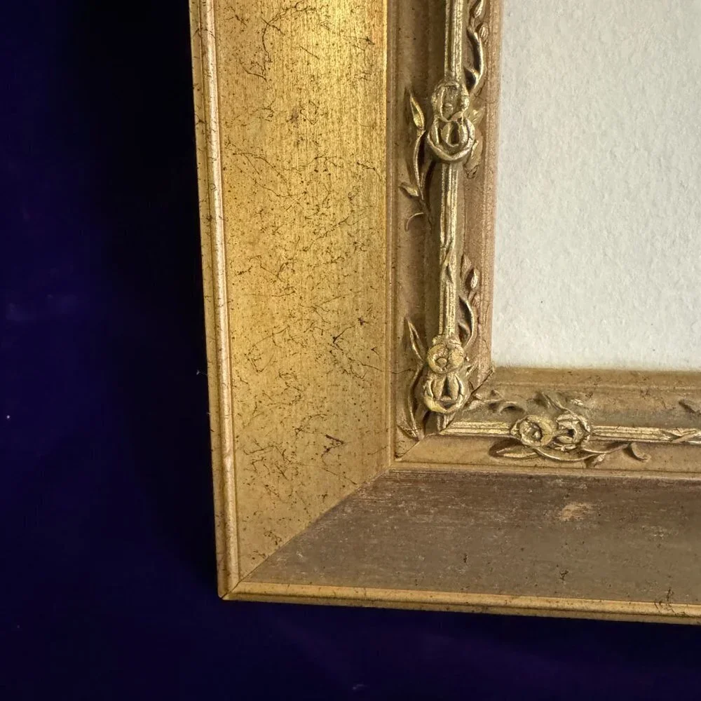 Framed Picture Botanical Art Flowers